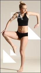 Modern dance poses of Anavi