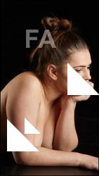 Laying reference poses Serina Gomez