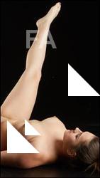 Laying reference poses Serina Gomez