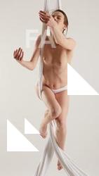 Aerial silk reference poses Tracey