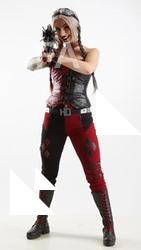 Fighting reference poses Mrs. Physiotherapist