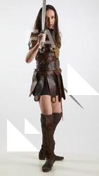 Fighting reference poses Zolzaya