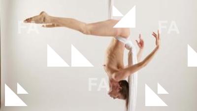 Aerial silk reference poses Tracey