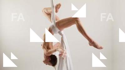 Aerial silk reference poses Tracey