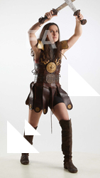 Fighting reference poses Zolzaya