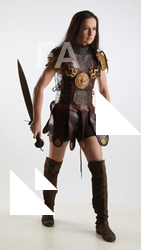 Fighting reference poses Zolzaya