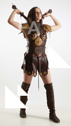 Fighting reference poses Zolzaya