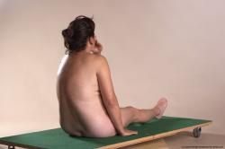 Nude Woman White Sitting poses - ALL Average medium brown Sitting poses - simple Pinup