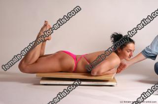 bodybuilder laying 098