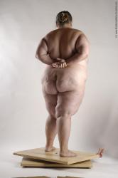 Nude Woman White Standing poses - ALL Overweight medium brown Standing poses - simple Pinup