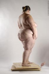 Nude Woman White Standing poses - ALL Overweight medium brown Standing poses - simple Pinup