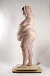 Nude Woman White Standing poses - ALL Overweight medium brown Standing poses - simple Pinup