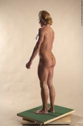 Nude Woman White Standing poses - ALL Muscular medium blond Standing poses - simple Pinup