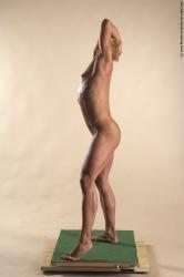 Nude Woman White Standing poses - ALL Muscular medium blond Standing poses - simple Pinup