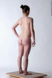 Nude Woman White Standing poses - ALL Slim medium brown Standing poses - simple Pinup