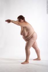 Nude Woman White Standing poses - ALL Overweight short colored Standing poses - simple Pinup