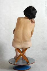 and more Nude Woman Asian Sitting poses - ALL Slim medium black Sitting poses - simple Pinup