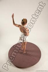 Casual Woman White Standing poses - ALL Slim medium colored Standing poses - simple Multi angle poses Academic