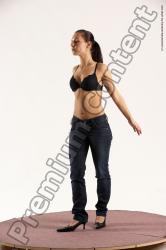 Casual Woman White Standing poses - ALL Slim long brown Standing poses - simple Multi angle poses Academic