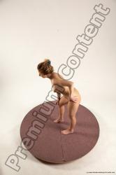 Nude Woman White Standing poses - ALL Slim medium colored Standing poses - simple Multi angle poses Pinup