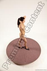 Nude Woman White Standing poses - ALL Slim long blond Standing poses - simple Multi angle poses Pinup