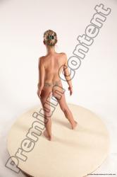 Nude Woman White Standing poses - ALL Slim long blond Standing poses - simple Multi angle poses Pinup