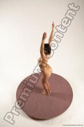 Nude Woman White Standing poses - ALL Slim medium brown Standing poses - simple Multi angle poses Pinup