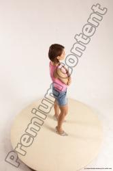 Casual Woman White Standing poses - ALL Slim medium brown Standing poses - simple Multi angle poses Academic