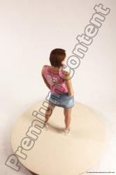 Casual Woman White Standing poses - ALL Slim medium brown Standing poses - simple Multi angle poses Academic