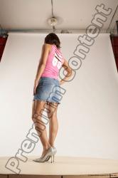 Casual Woman White Standing poses - ALL Slim medium brown Standing poses - simple Multi angle poses Academic