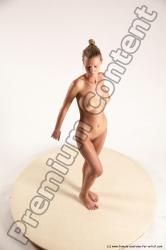 Nude Woman White Standing poses - ALL Slim long blond Standing poses - simple Multi angle poses Pinup