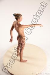 Nude Woman White Standing poses - ALL Slim long blond Standing poses - simple Multi angle poses Pinup