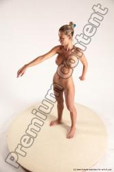 Nude Woman White Standing poses - ALL Slim long blond Standing poses - simple Multi angle poses Pinup