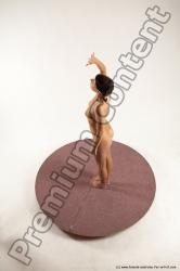 Nude Woman White Standing poses - ALL Slim medium brown Standing poses - simple Multi angle poses Pinup