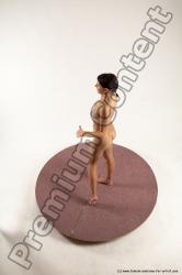 Nude Woman White Standing poses - ALL Slim medium brown Standing poses - simple Multi angle poses Pinup