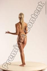 Nude Woman White Standing poses - ALL Slim long blond Standing poses - simple Multi angle poses Pinup