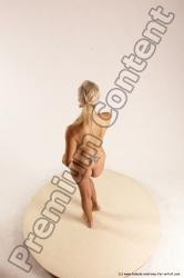 Nude Woman White Standing poses - ALL Slim long blond Standing poses - simple Multi angle poses Pinup