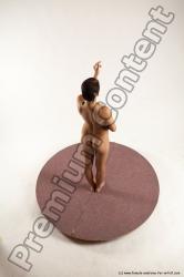 Nude Woman White Standing poses - ALL Slim medium brown Standing poses - simple Multi angle poses Pinup