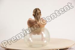 Nude Woman White Sitting poses - ALL Slim medium blond Sitting poses - simple Multi angle poses Pinup