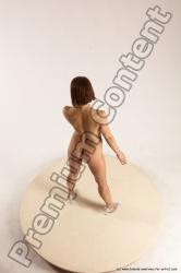 Nude Woman White Standing poses - ALL Slim medium brown Standing poses - simple Multi angle poses Pinup