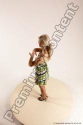 Casual Woman White Standing poses - ALL Slim long blond Standing poses - simple Multi angle poses Academic