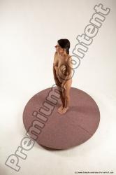 Nude Woman White Standing poses - ALL Slim medium brown Standing poses - simple Multi angle poses Pinup