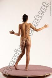 Nude Woman White Standing poses - ALL Slim medium brown Standing poses - simple Multi angle poses Pinup