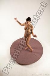 Nude Woman White Standing poses - ALL Slim medium brown Standing poses - simple Multi angle poses Pinup