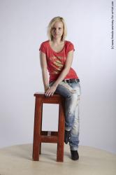 Casual Woman White Standing poses - ALL Slim medium blond Standing poses - simple Academic