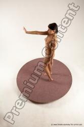 Nude Woman White Standing poses - ALL Slim medium brown Standing poses - simple Multi angle poses Pinup