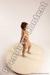 Nude Woman White Standing poses - ALL Slim medium brown Standing poses - simple Multi angle poses Pinup