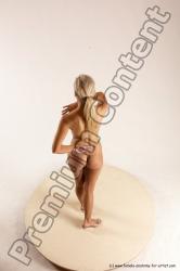 Nude Woman White Standing poses - ALL Slim long blond Standing poses - simple Multi angle poses Pinup