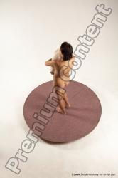 Nude Woman White Standing poses - ALL Slim medium brown Standing poses - simple Multi angle poses Pinup