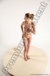 Nude Woman White Standing poses - ALL Slim medium brown Standing poses - simple Multi angle poses Pinup